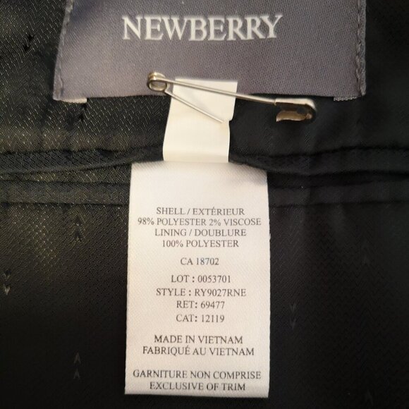 Newberry by Anne Taylor Ladies Black Lined Straight Fit Blazer - Picture 4 of 11